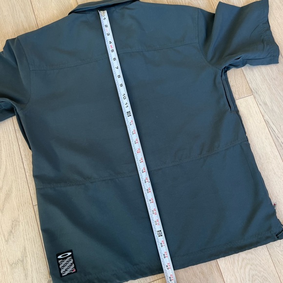 Oakley Vintage 2000s Zip Up Shirt (Grey) - Picture 10 of 11